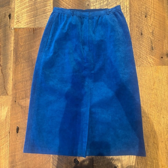 Vintage Nat Kaplan Couture Ultrasuede skirt vintage size 12 - Picture 2 of 4